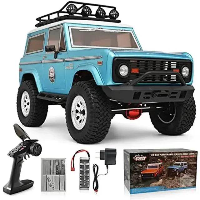 RC RGT 1:10 136100v3fd 4WD Ford Bronco Remote Control Off-Road Vehicle with Anti-Climbing Features - ToylandEU
