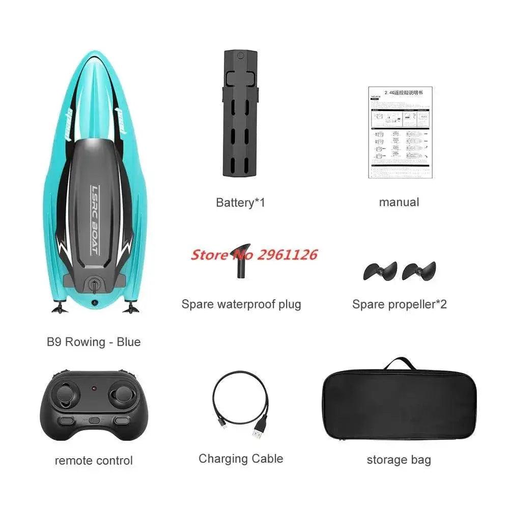  RC High-Speed 25KM/H Waterproof Electric RC Racing Boat - Remote Control Speedboat for Summer Fun 100M Range -  ToylandEU™