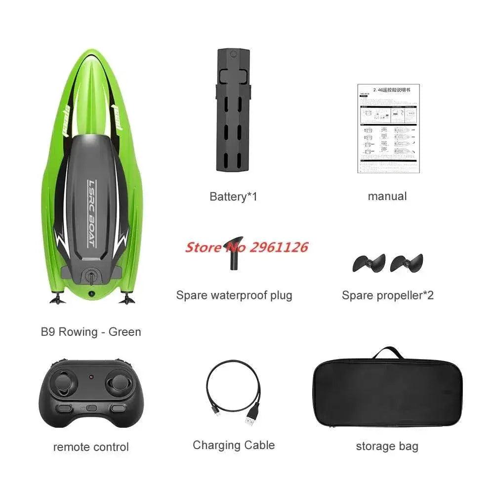  RC High-Speed 25KM/H Waterproof Electric RC Racing Boat - Remote Control Speedboat for Summer Fun 100M Range -  ToylandEU™