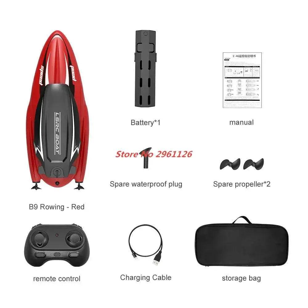  RC High-Speed 25KM/H Waterproof Electric RC Racing Boat - Remote Control Speedboat for Summer Fun 100M Range -  ToylandEU™