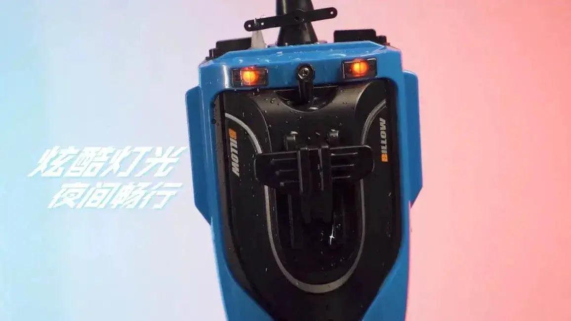  RC High-Speed Waterproof RC Racing Boat - 25Km/h Remote Control Speedboat with Water Cooling System for Kids -  ToylandEU™