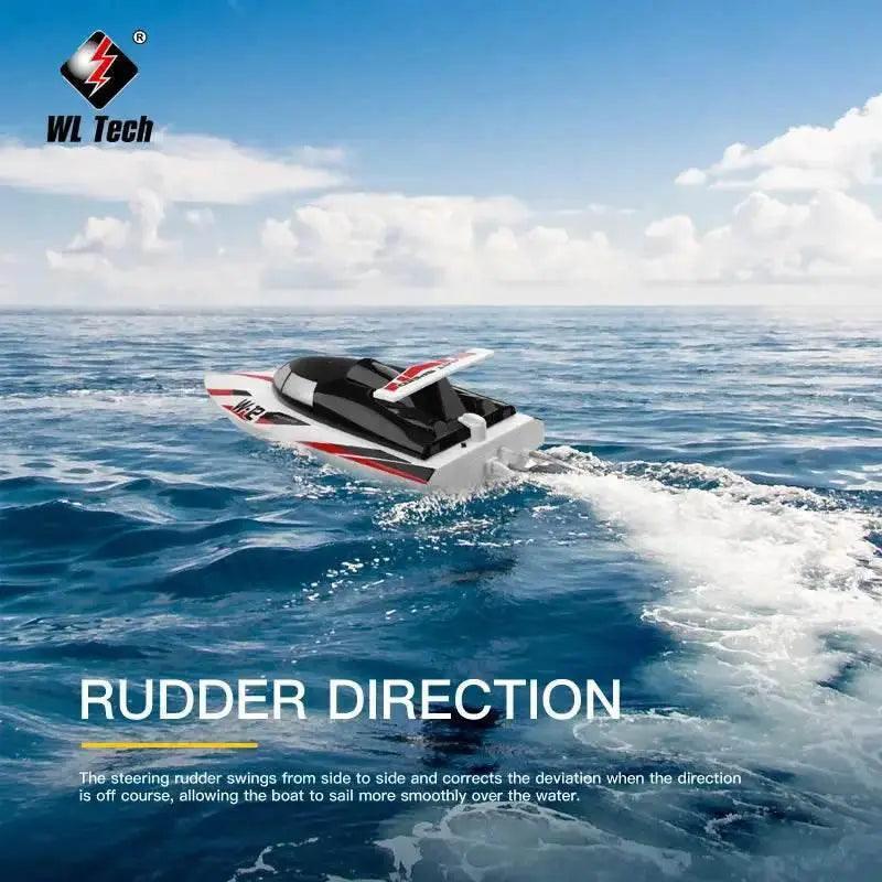  RC WL 912-A High-Speed RC Racing Boat - 35KM/H Remote Control Speedboat with Capsize Protection - Perfect Gift for Boys and Kids -  ToylandEU™