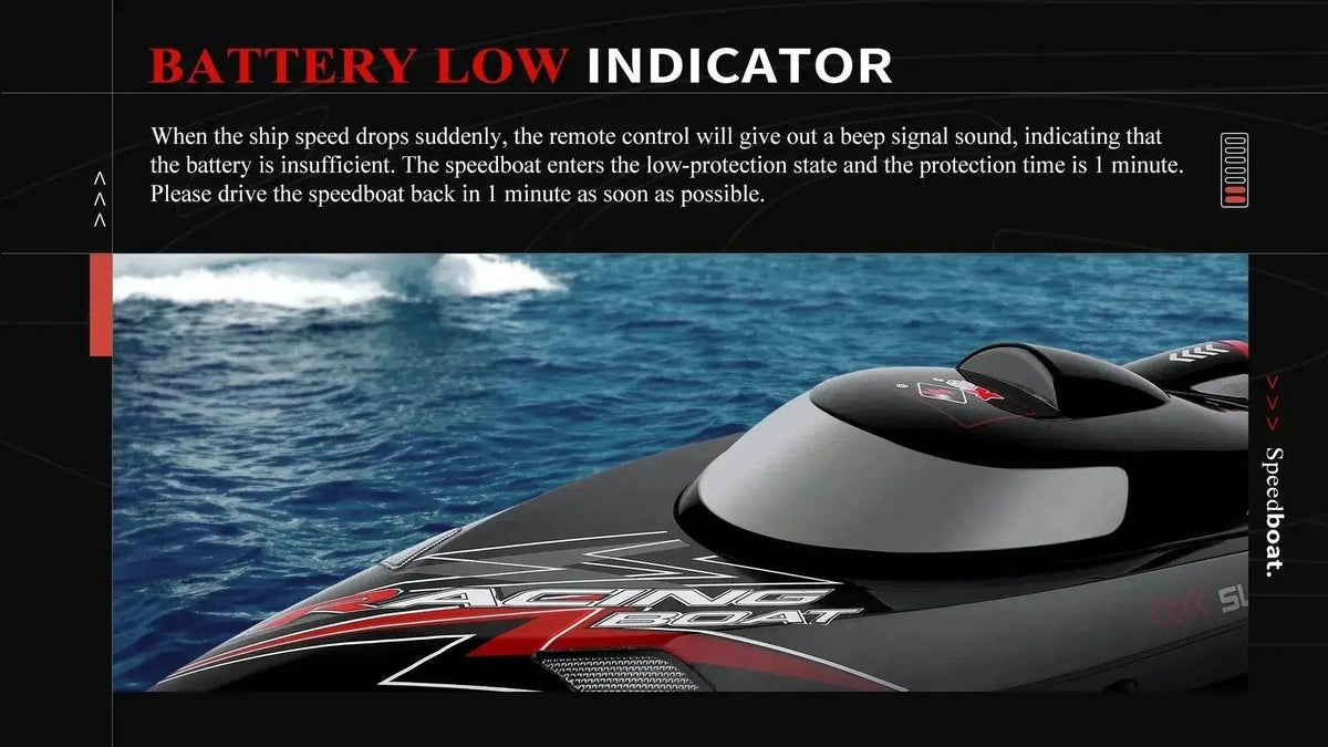  RC WL916 WL912-A 55KM/H Brushless High-Speed RC Racing Boat with 2200mAh Battery - Remote Control Speedboat for Ages 14+ -  ToylandEU™