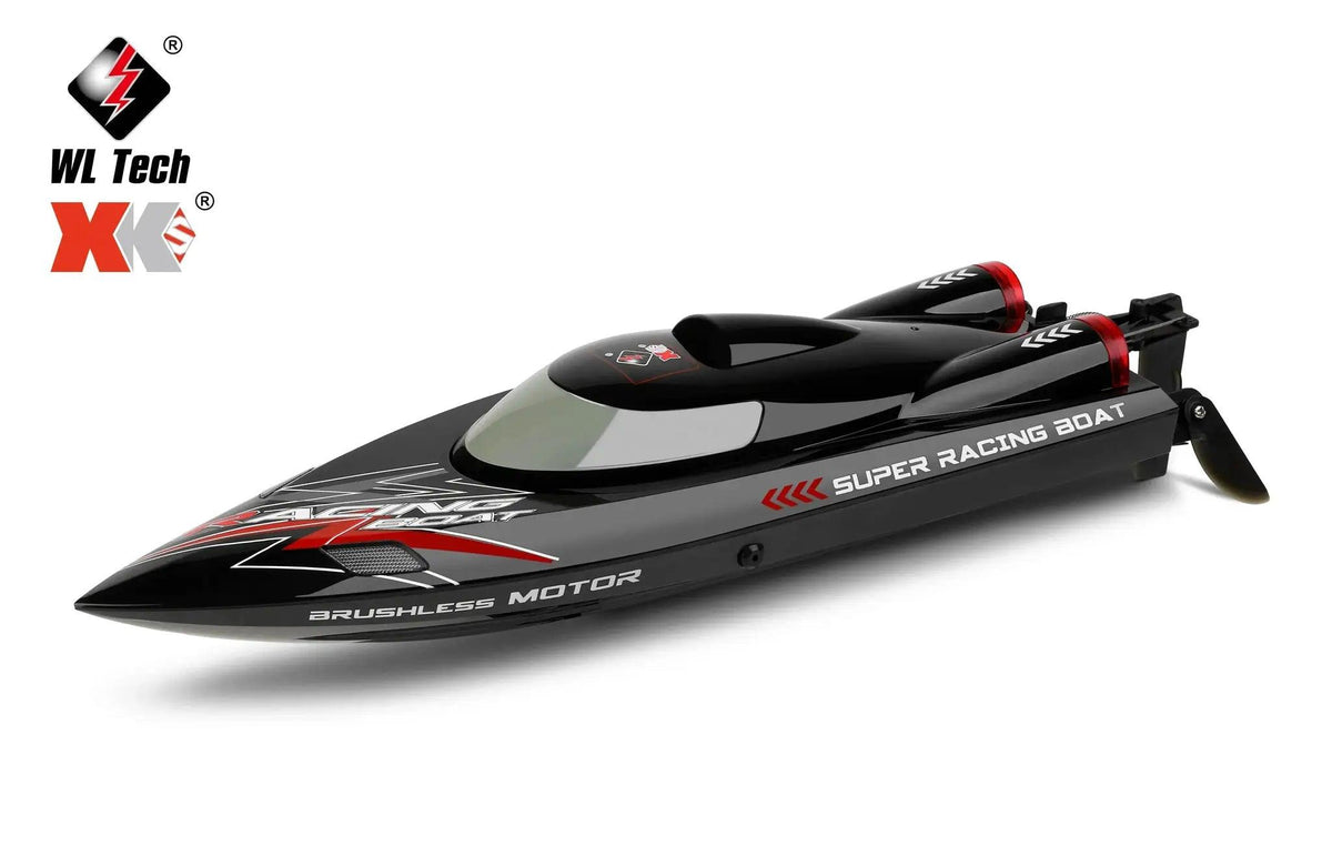  RC WL916 WL912-A 55KM/H Brushless High-Speed RC Racing Boat with 2200mAh Battery - Remote Control Speedboat for Ages 14+ -  ToylandEU™