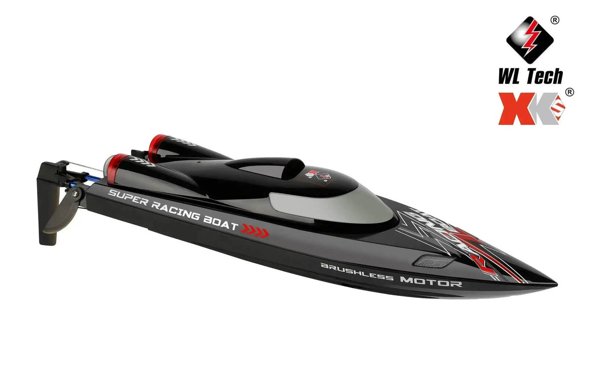  RC WL916 WL912-A 55KM/H Brushless High-Speed RC Racing Boat with 2200mAh Battery - Remote Control Speedboat for Ages 14+ -  ToylandEU™