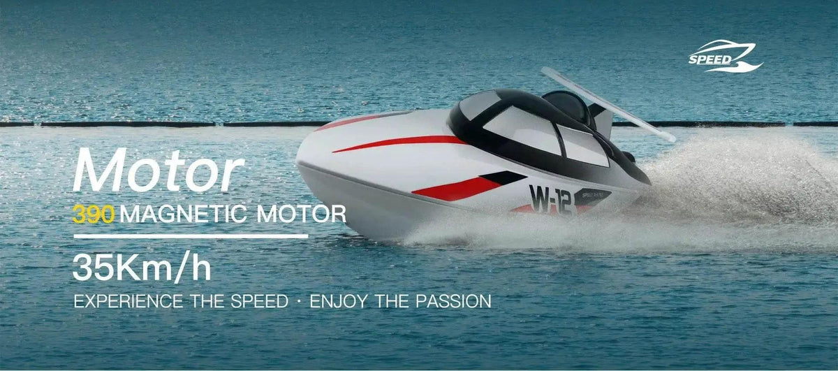 RC WL916 WL912-A 55KM/H Brushless High-Speed RC Racing Boat with 2200mAh Battery - Remote Control Speedboat for Ages 14+ -  ToylandEU™