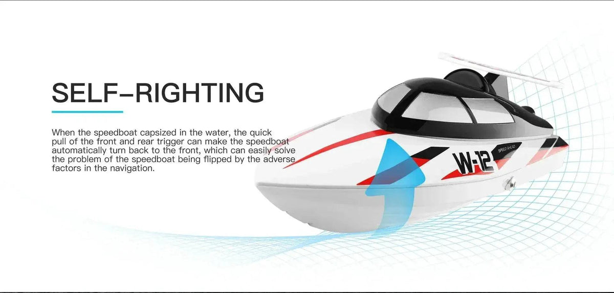  RC WL916 WL912-A 55KM/H Brushless High-Speed RC Racing Boat with 2200mAh Battery - Remote Control Speedboat for Ages 14+ -  ToylandEU™