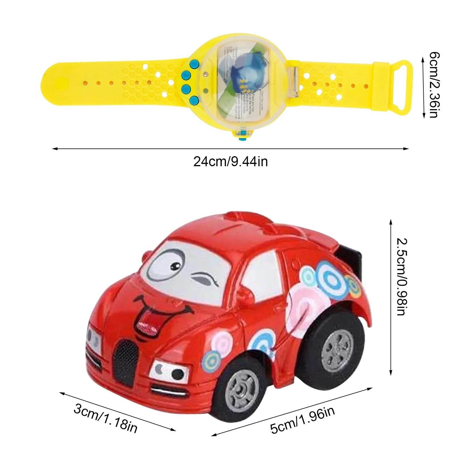 RC Racing Car Watch with Remote Control - Fun USB-Charging Toy for All Ages - ToylandEU