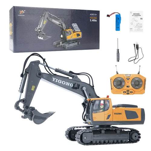 RC Realistic 1:20 Scale Remote Control Excavator - Ultimate Construction Fun - ToylandEU