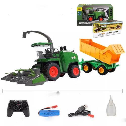 RC Realistic 1/24 Scale RC Farm Truck with Smoking Effect - 2.4Ghz Control - ToylandEU