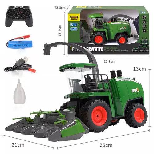 RC Realistic 1/24 Scale RC Farm Truck with Smoking Effect - 2.4Ghz Control - ToylandEU