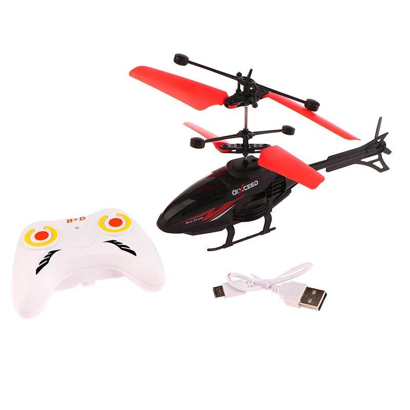 RC Rechargeable Mini RC Drone with Remote Control - Kid-Friendly Helicopter Toy - ToylandEU