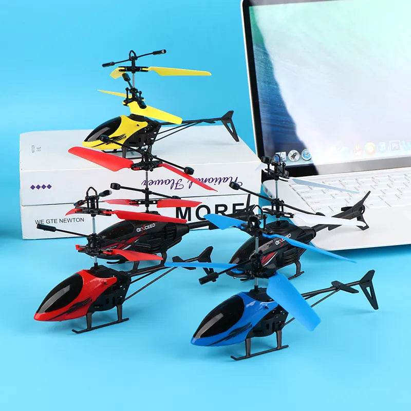 RC Rechargeable Mini RC Drone with Remote Control - Kid-Friendly Helicopter Toy - ToylandEU