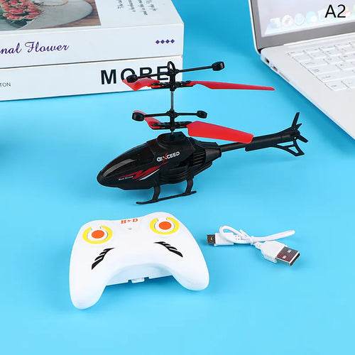 RC Rechargeable Mini RC Drone with Remote Control - Kid-Friendly Helicopter Toy - ToylandEU