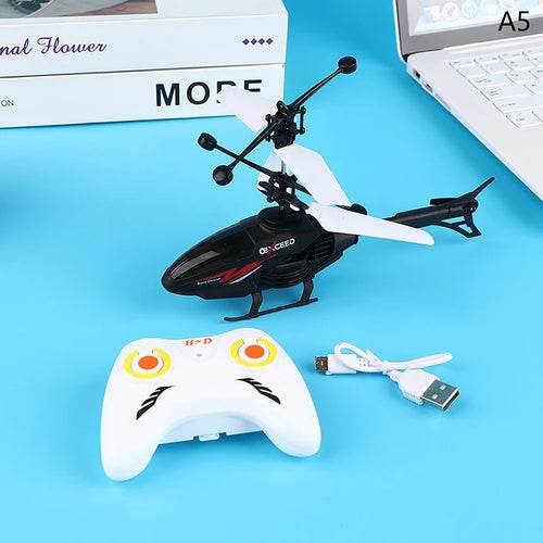 RC Rechargeable Mini RC Drone with Remote Control - Kid-Friendly Helicopter Toy - ToylandEU