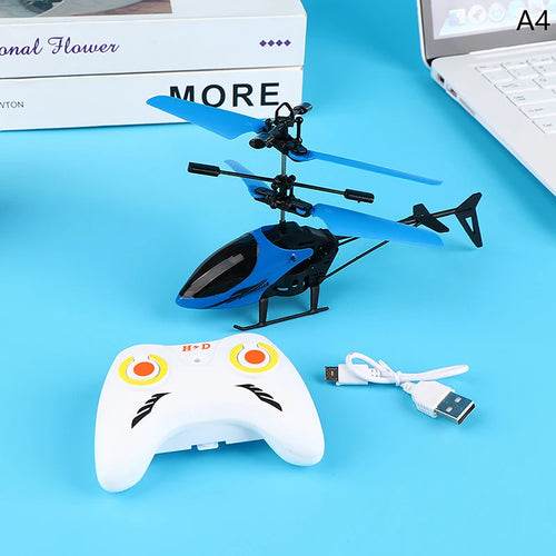 RC Rechargeable Mini RC Drone with Remote Control - Kid-Friendly Helicopter Toy - ToylandEU