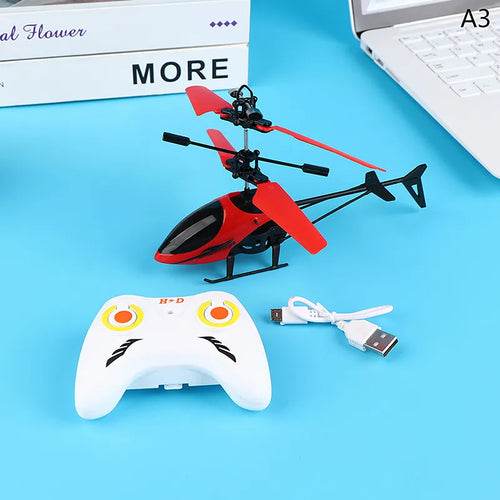 RC Rechargeable Mini RC Drone with Remote Control - Kid-Friendly Helicopter Toy - ToylandEU