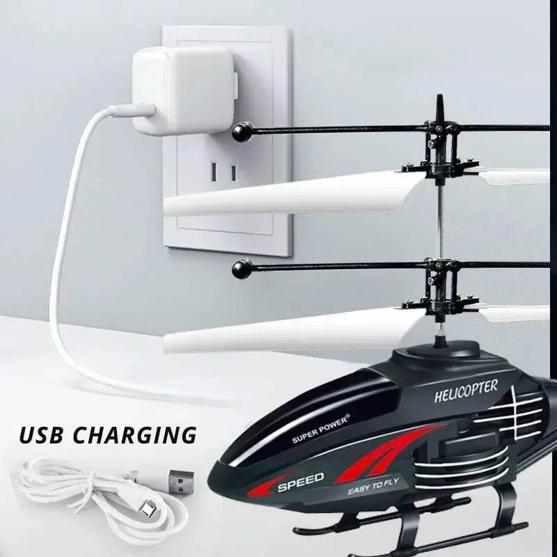 RC Rechargeable Mini RC Helicopter Drone - Fun Remote Control Toy - ToylandEU