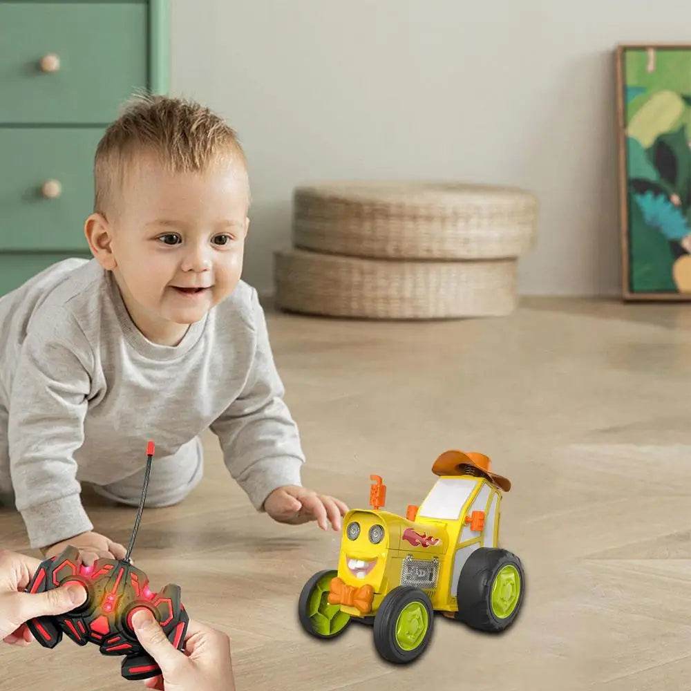 RC Rechargeable Stunt RC Car Toy with Music and Lights - Jumping Dancing Car for Kids Aged 3+ - ToylandEU