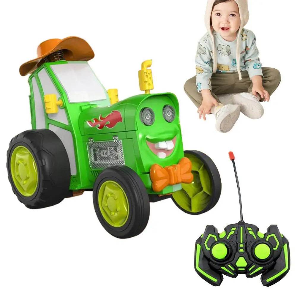 RC Rechargeable Stunt RC Car Toy with Music and Lights - Jumping Dancing Car for Kids Aged 3+ - ToylandEU