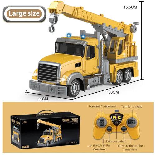 RC Remote Control 1:24 Scale Bulldozer Truck - Ultimate Kids' Construction Toy - ToylandEU