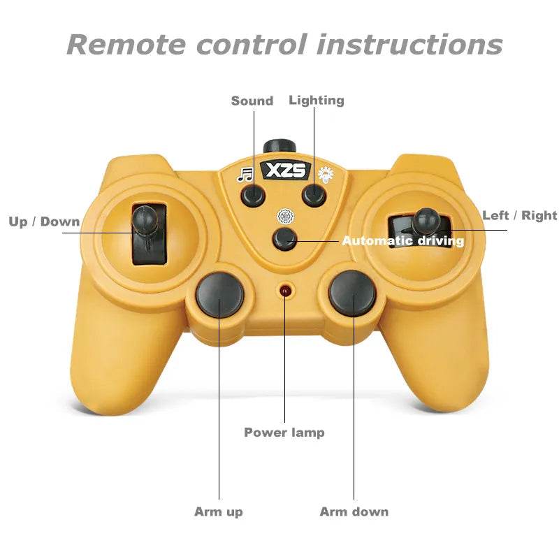 RC Remote Control 1:24 Scale Bulldozer Truck - Ultimate Kids' Construction Toy - ToylandEU