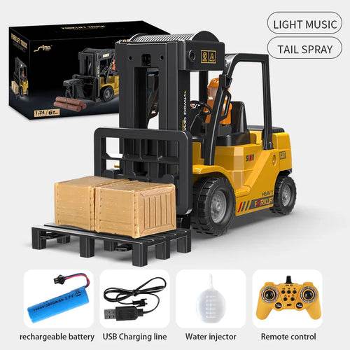 RC Remote Control 1:24 Scale Bulldozer Truck - Ultimate Kids' Construction Toy - ToylandEU