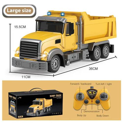 RC Remote Control 1:24 Scale Bulldozer Truck - Ultimate Kids' Construction Toy - ToylandEU