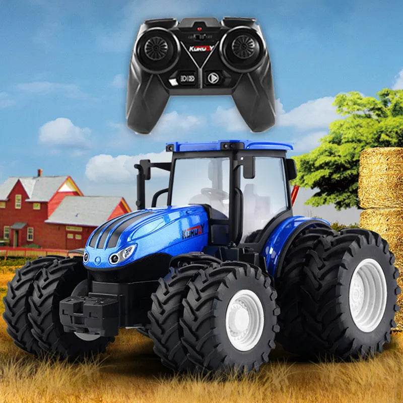 RC Remote Control 1/24 Scale Farm Tractor Trailer - 2.4G Fun! - ToylandEU