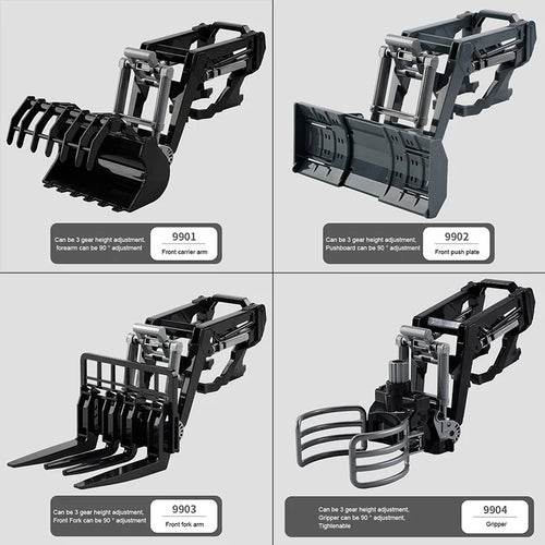 RC Remote Control 1/24 Scale Farm Tractor Trailer - 2.4G Fun! - ToylandEU
