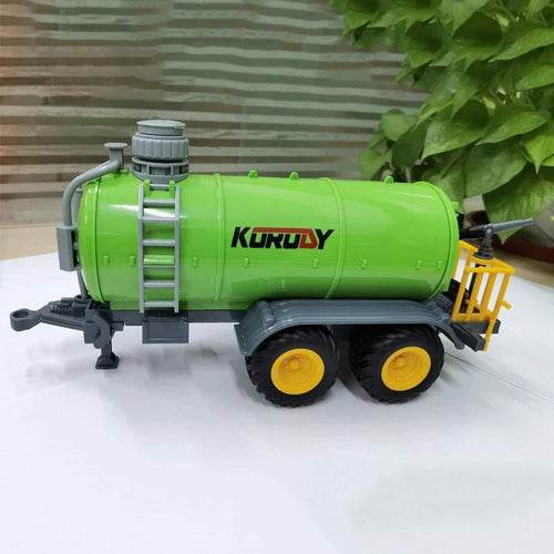 RC Remote Control 2.4GHz LED Tractor Trailer Farm Toy - 1:24 Scale Fun - ToylandEU