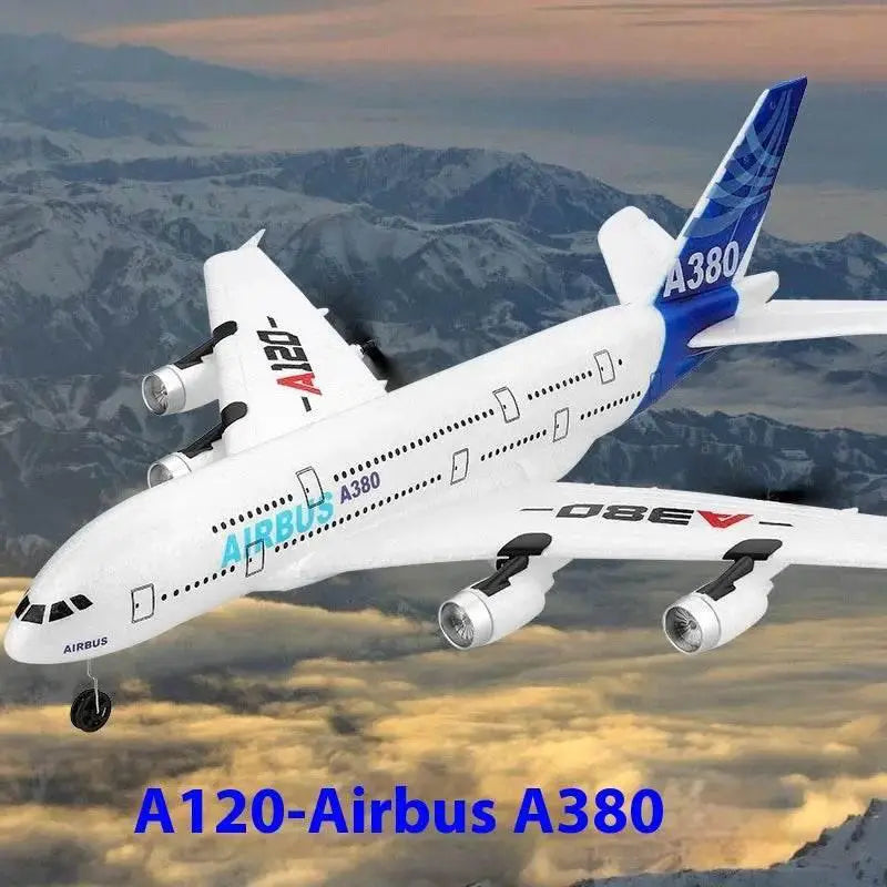 RC Remote Control A380 Airbus Model Aircraft - 2.4GHz 3-Channel RC Glider for Kids - Perfect Christmas Gift! - ToylandEU