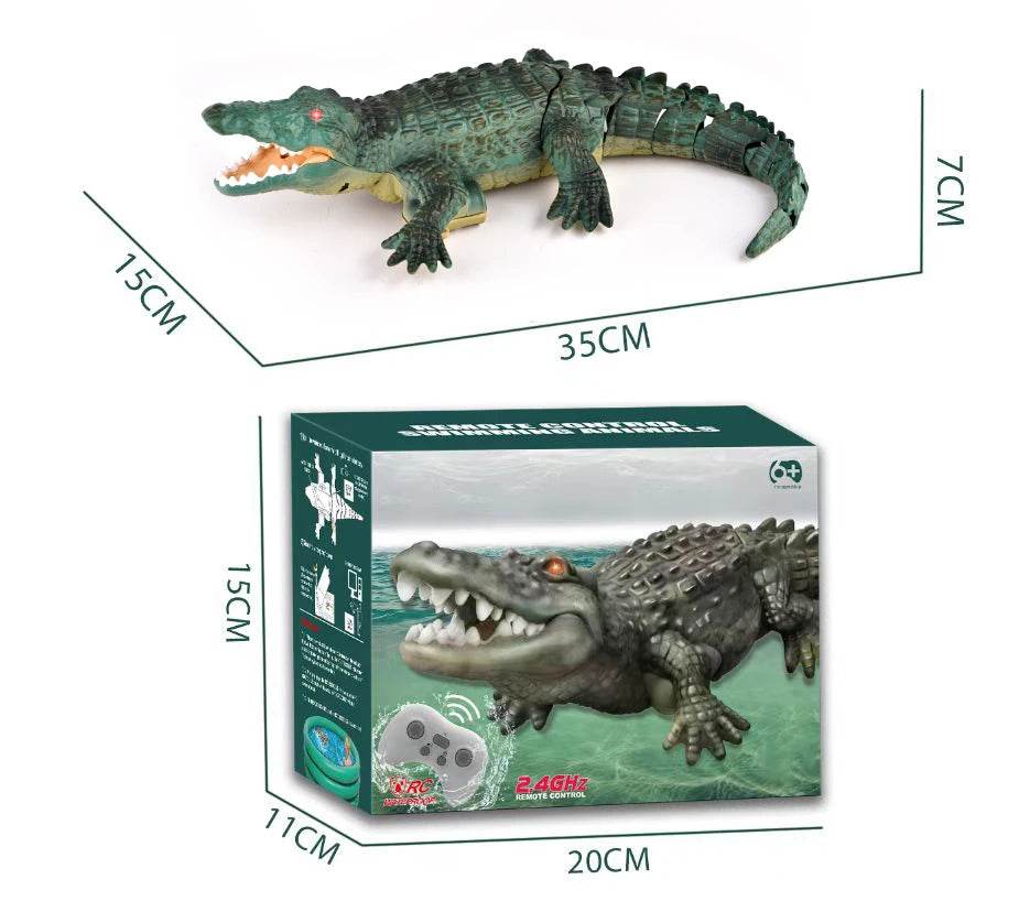 RC Remote Control Crocodile Boat - Waterproof Fun for Kids in Pools & Lakes - ToylandEU