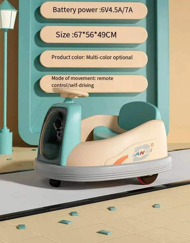 RC Remote Control Electric Bumper Car for Kids - Drift, Rotate, and Enjoy Indoor/Outdoor Fun! - ToylandEU