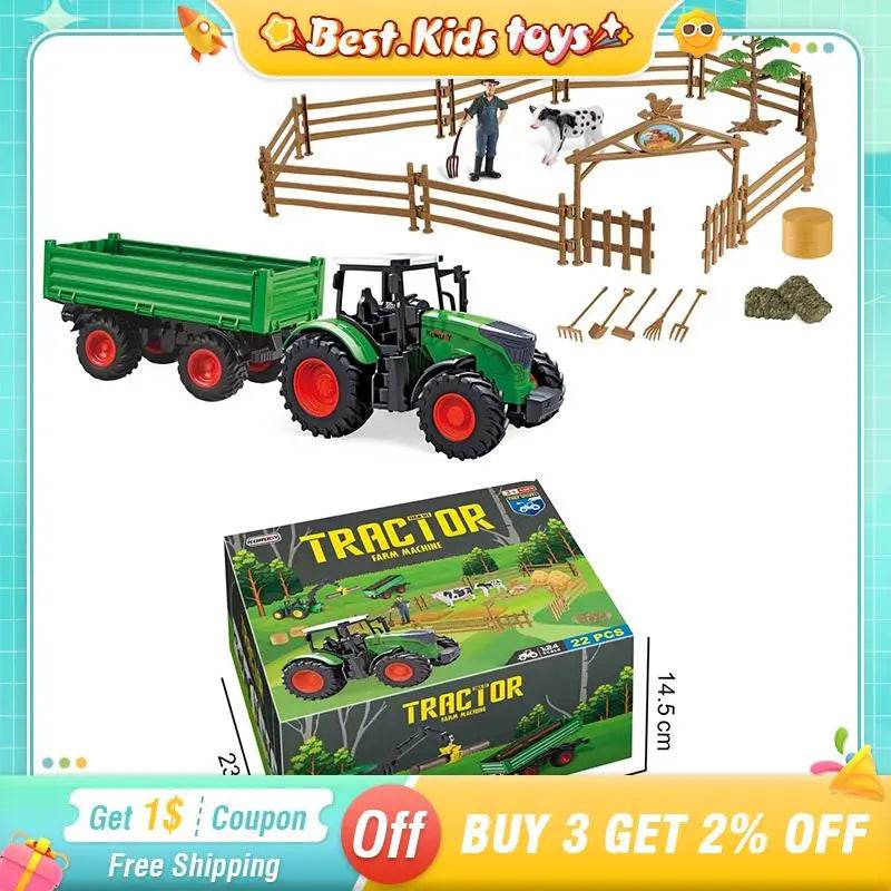 RC Remote Control Farm Tractor for Kids: Fun, Safe, and Educational Toy - ToylandEU