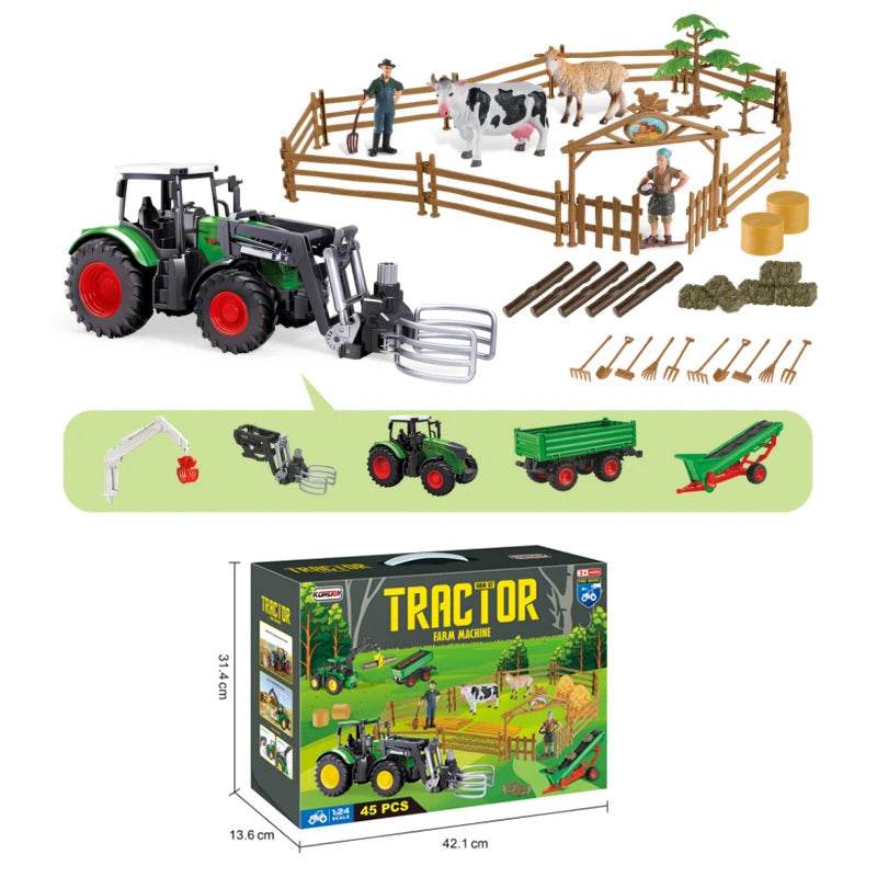 RC Remote Control Farm Tractor for Kids: Fun, Safe, and Educational Toy - ToylandEU