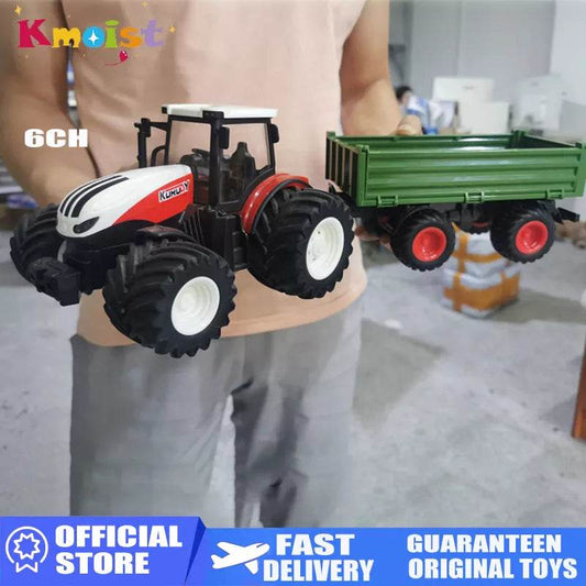 RC Remote Control Farm Tractor with LED Lights - 1/24 Scale Fun! - ToylandEU