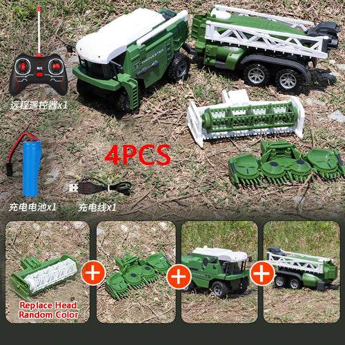 RC Remote Control Farming Tractor - Realistic Harvester Simulation Toy - ToylandEU