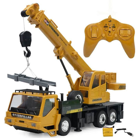 RC Remote Control Hoist Crane Truck for Kids - Fun & Learning in One! - ToylandEU