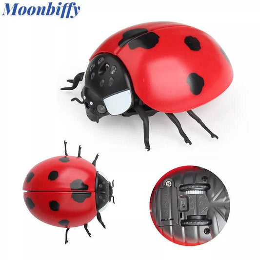 RC Remote Control Ladybug: Fun Infrared Prank Insect Toy for All Ages - ToylandEU
