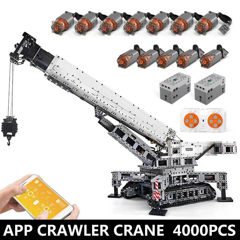 RC Remote Control Mobile Crane Truck Building Set for Ages 14+ - ToylandEU