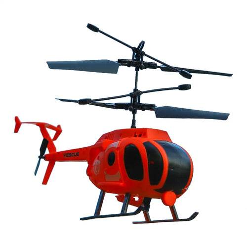RC Remote Control Rescue Helicopter - 2Ch Electric Mini Airplane Toy - ToylandEU