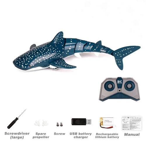 RC Remote Control Whale Boat with 2.4GHz – Enhanced Motor Fun! - ToylandEU
