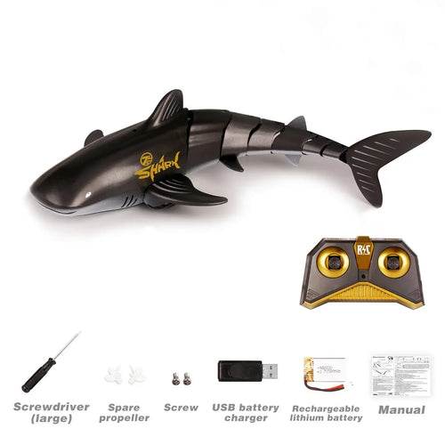 RC Remote Control Whale Boat with 2.4GHz – Enhanced Motor Fun! - ToylandEU
