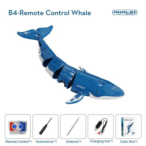 RC Remote Control Whale Submarine Toy with Dive & Spray Action - ToylandEU