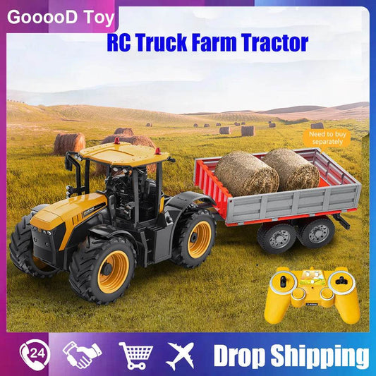 RC Remote-Controlled 1:16 Farmer Tractor Dumper - Fast & Fun 2.4G Toy - ToylandEU