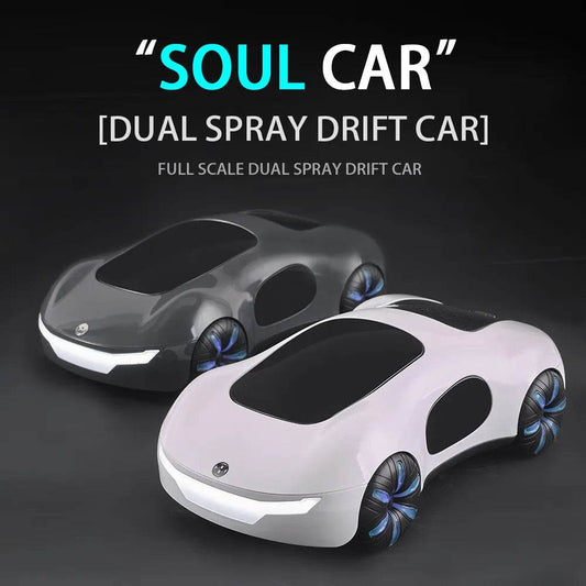 RC Remote-Controlled 360° Stunt Car with Double Spray Lights & Music - ToylandEU
