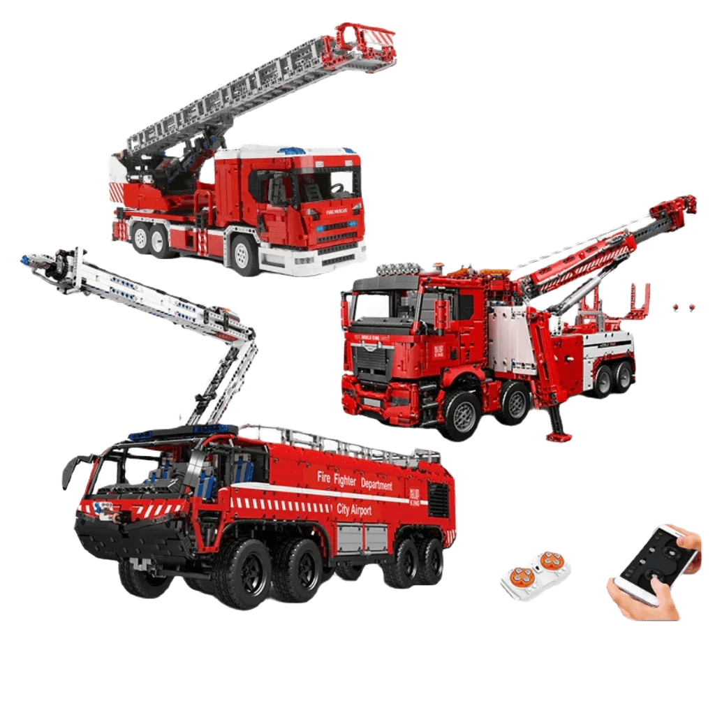 RC Remote-Controlled Crane Truck Building Set - MOULD KING 13107 - ToylandEU