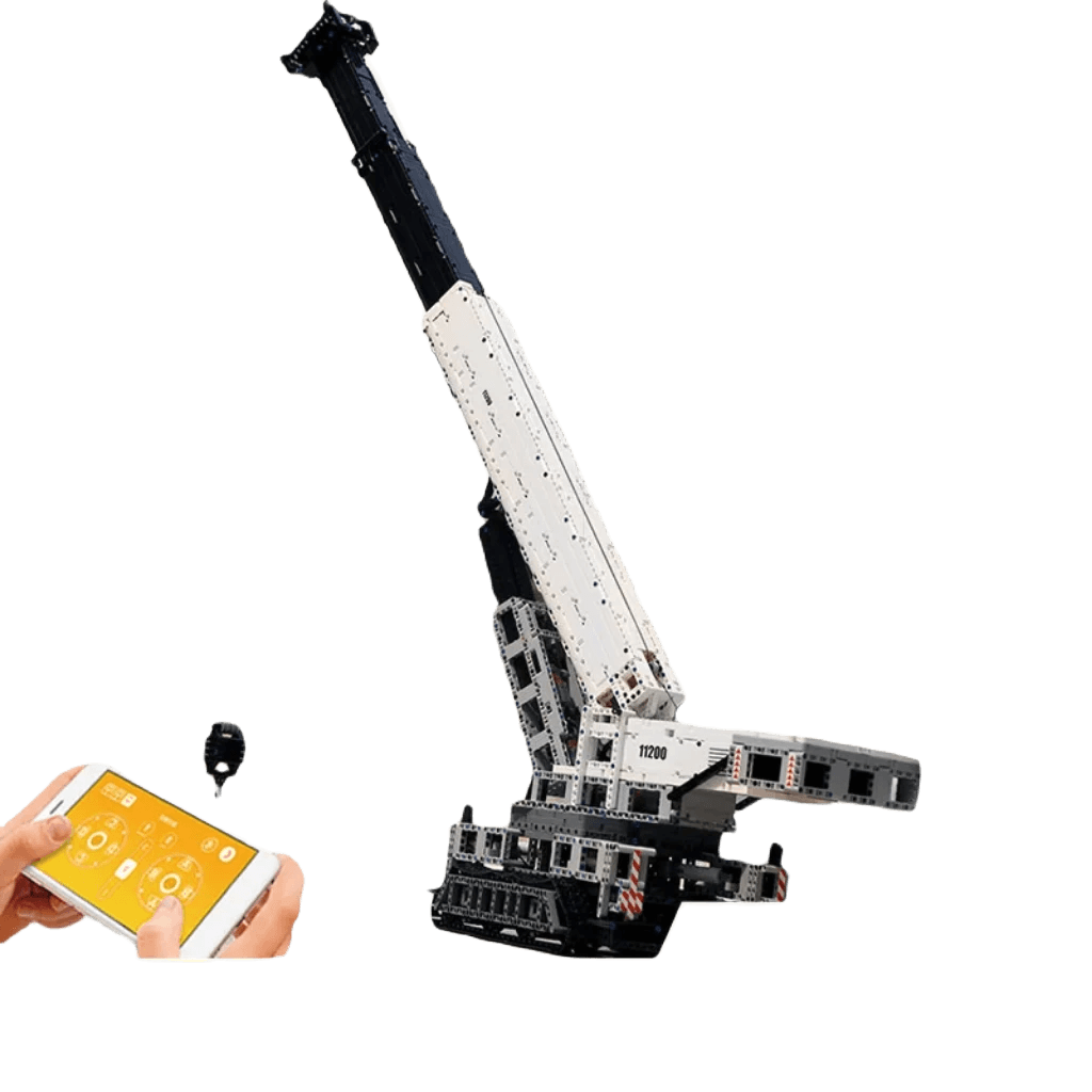 RC Remote-Controlled Crawler Crane Building Set for Young Engineers - ToylandEU