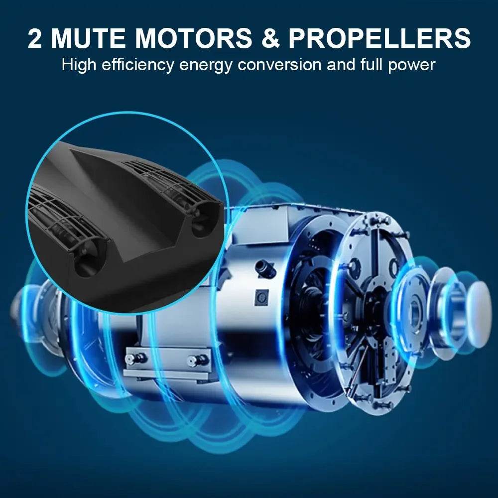 RC Remote-Controlled D11 Fishing Bait Boat with Dual Motors & 1.5kg Load - ToylandEU